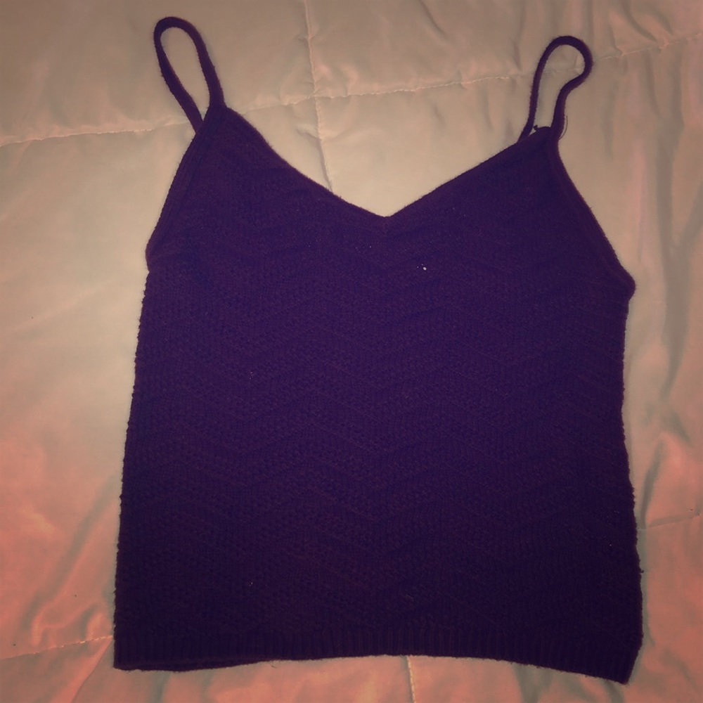 Purple Knit Tank - K&K